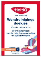 Heltiq Wondreinigingsdoekjes - Schaafwond Stap 1 - - thumbnail