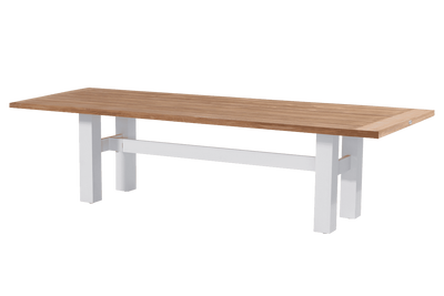 Hartman Tuintafel 'Sophie Yasmani' Teakhout, 300 x 100cm, kleur Naturel/Wit