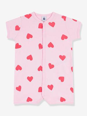 Combishort baby met hartjesprint rozen