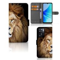 PPO A57 | A57s | A77 4G | Telefoonhoesje | Met pasjeshouder | Leeuw