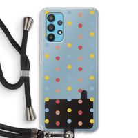 Bollen: Samsung Galaxy A32 4G Transparant Hoesje met koord
