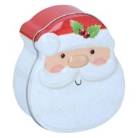 Tinnen Kerst Voorraadblik voor Koekjes Tinnen Kerst Voorraadblik voor Koekjes