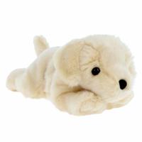 Knuffeldier Puppy Labrador hond - zachte pluche stof - premium kwaliteit knuffels - beige - 30 cm - thumbnail