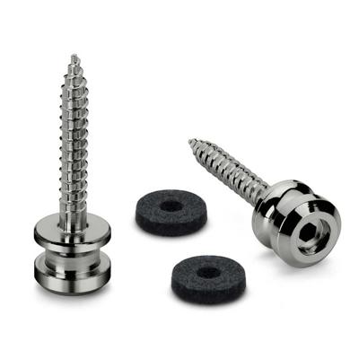 Schaller S-Locks Strap Button Set Ruthenium 27mm 24070600