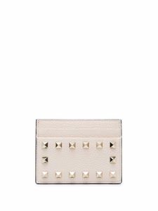 Valentino Garavani portefeuille à clous - Blanc