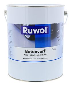 Ruwol Betonverf Grijs (RAL 7040) 5 liter