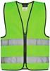 Korntex KX201 Kids´ Hi-Vis Safety Vest With Front Zipper Aalborg - Neon Green - S (7-12 years)