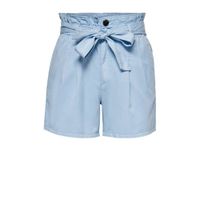 ONLY high waist straight fit short ONLPIPI lichtblauw - thumbnail