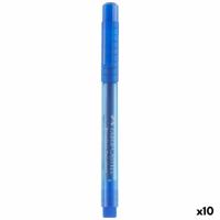 Markeerstiften Faber-Castell Broadpen Document 1554 Blauw (10 Stuks)