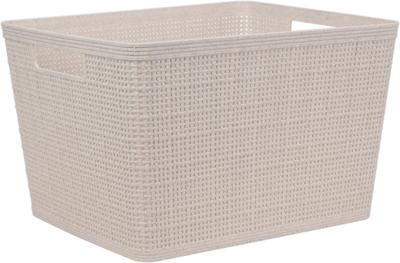 Mand 35x29,5x22cm zandkleur