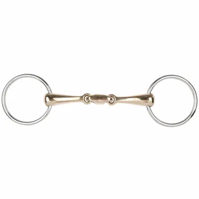 Watertrens Dubbelgebroken gold brass grijs maat:14,5