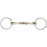 Watertrens Dubbelgebroken gold brass grijs maat:14,5