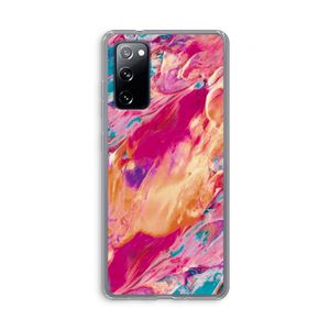 Pastel Echoes: Samsung Galaxy S20 FE / S20 FE 5G Transparant Hoesje