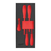 Milwaukee Empty 5 pc Screwdriver PH Set Foam Insert Lege Foam Inlay schroevendraaier PH Set (5 delig) - 4932493671