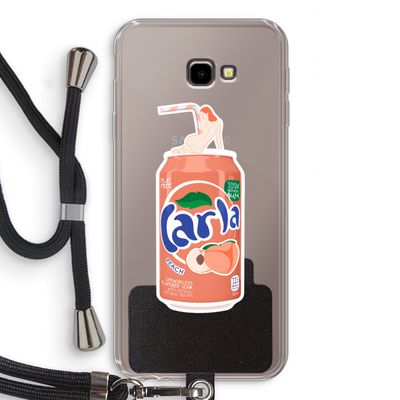 S(peach)less: Samsung Galaxy J4 Plus Transparant Hoesje met koord