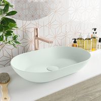 MONDIAZ ONNI Waskom solid surface 55cm kleur Greey / Greey MONDIAZ ONNI Waskom solid surface 55cm kleur Greey / Greey
