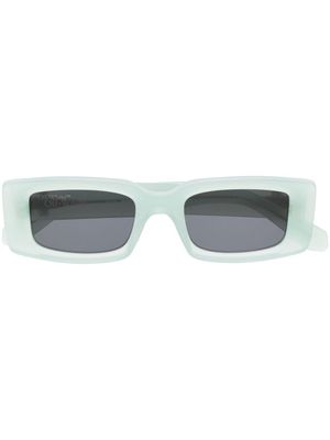 Off-White Eyewear lunettes de soleil Arthur à monture rectangulaire - Bleu