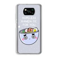 I'm A Hopeless Ramen-Tic For You: Xiaomi Poco X3 NFC Transparant Hoesje