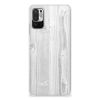 Xiaomi Redmi Note 10/10T 5G | Poco M3 Pro | Bumper Hoesje | White Wood