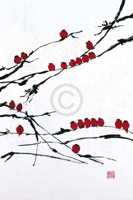 Kunstdruk Jenny Tsang - Bamboo Chorus 41x61cm