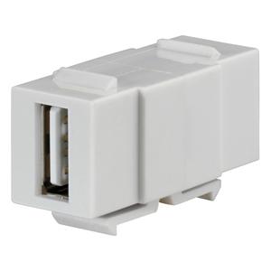 Adapter, Koppeling, dubbel KMK-USB rw 17010651 Rutenbeck 1 stuk(s)