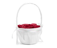 Bruiloft mandje wit 26cm