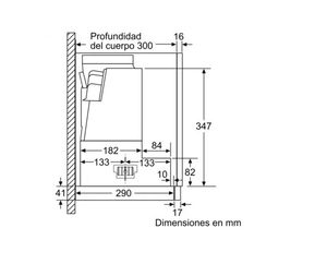 Siemens iQ300 LI67SA531 afzuigkap Semi-inbouw (uittrekbaar) Zilver 399 m³/uur A