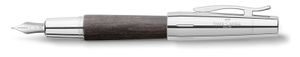 Vulpen Faber-Castell FC-148220 E-motion chroom/ zwart perenhout M