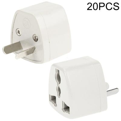 20 stuks Plug Adapter Travel Power Adaptor met AU Socket Plug