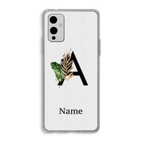 Charcoal Flora: OnePlus 9 Transparant Hoesje
