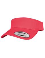 Flexfit FX8888 Curved Visor Cap - Red - One Size