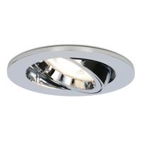 Maya LED inbouwspot - 4 Watt 345 Lumen - 4000K Neutraal wit - GU10 - Dimbaar - Rond - Kantelbaar - IP20 voor binnen - Chroom