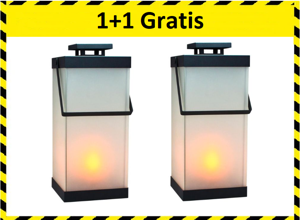 Lantaarn met Gloei Effect - 1+1 Gratis