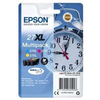 EPSON 27XL wekkerpatroon - cyaan, magenta en geel - 3x10,4 ml - 100 pagina's