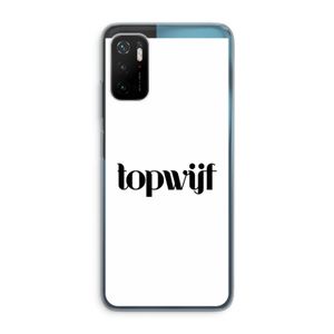 Topwijf Wit: Xiaomi Poco M3 Pro 5G Transparant Hoesje