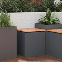 Tuinbank Antraciet 40 x 40 x 43 cm Staal Tuinbank Antraciet 40 x 40 x 43 cm Staal