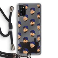Drake Away: Samsung Galaxy A41 Transparant Hoesje met koord