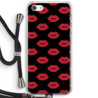 Lips: iPhone 5 / 5S / SE Transparant Hoesje met koord
