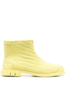 Camper bottines en maille nervurée - Jaune