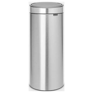 brabantia Touch Bin New 11 54 62 Afvalbak 30 l Staal (l x b x h) 320 x 295 x 720 mm Zilver 1 stuk(s)