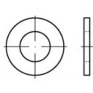 TOOLCRAFT Onderlegring Staal 200 stuk(s) TO-5381214