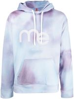 OAMC hoodie à imprimé tie dye - Bleu