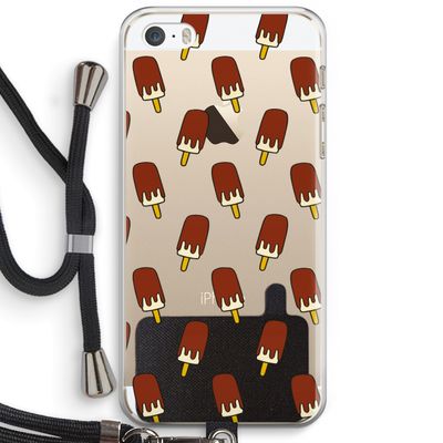 Yummy: iPhone 5 / 5S / SE Transparant Hoesje met koord