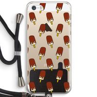 Yummy: iPhone 5 / 5S / SE Transparant Hoesje met koord