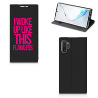 Samsung Galaxy Note 10 Plus Hoesje met tekst Woke Up - Origineel Cadeau Zelf Maken - thumbnail