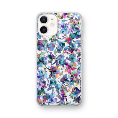 Hibiscus Flowers: iPhone 12 mini Transparant Hoesje