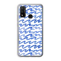 Blauwe golven: Huawei P Smart (2020) Transparant Hoesje