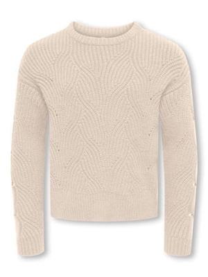 Kids ONLY winter sweater meisjes - wit - KogKatia - regular fit
