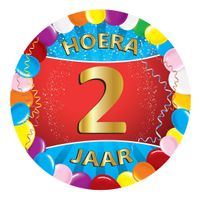 Vrolijk gekleurde viltjes 2 jaar   -