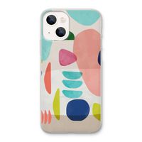 Bold Rounded Shapes: iPhone 13 Transparant Hoesje